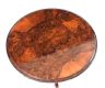 BURR WALNUT LAMP TABLE at Ross's Online Art Auctions