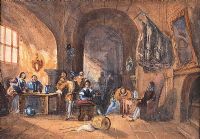 CASTLE INTERIOR by English School at Ross's Online Art Auctions