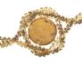 PESOS COIN 14CT GOLD MOUNTED BRACELET at Ross's Online Art Auctions