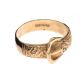 9CT GOLD BUCKLE RING at Ross's Online Art Auctions