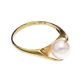 14CT GOLD CULTURED PEARL RING at Ross's Online Art Auctions