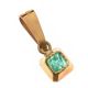 18CT GOLD EMERALD PENDANT AND EARRINGS at Ross's Online Art Auctions