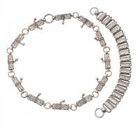 STERLING SILVER BRACELET AND NECKLACE at Ross's Online Art Auctions