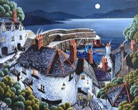 IN FOR THE NIGHT by George Callaghan at Ross's Online Art Auctions