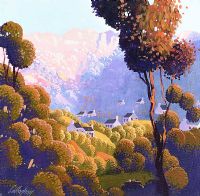 SUNLIGHT OVER THE MOUNTAINS by George Callaghan at Ross's Online Art Auctions