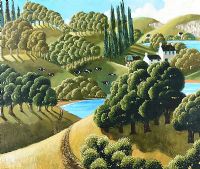 PATH THROUGH THE HILLS by George Callaghan at Ross's Online Art Auctions