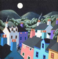 A MIDNIGHT STROLL by George Callaghan at Ross's Online Art Auctions