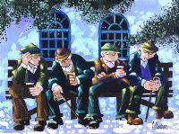 REST & A PINT by George Callaghan at Ross's Online Art Auctions