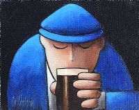 THE FIRST PINT by George Callaghan at Ross's Online Art Auctions