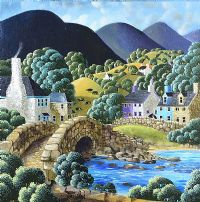 THE STONE BRIDGE by George Callaghan at Ross's Online Art Auctions