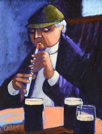 MUSIC & STOUT by George Callaghan at Ross's Online Art Auctions