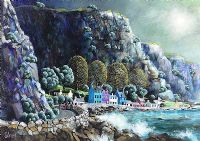 ON THE COAST ROAD HEADING HOME by George Callaghan at Ross's Online Art Auctions