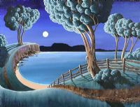 MOONLIGHT BAY by George Callaghan at Ross's Online Art Auctions