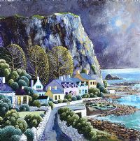 PORTBRADDON, COUNTY ANTRIM by George Callaghan at Ross's Online Art Auctions