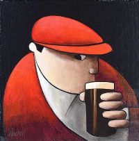 PINT OF STOUT II by George Callaghan at Ross's Online Art Auctions