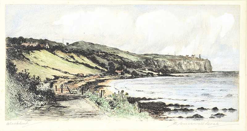 COLOURED ENGRAVING CRESSWELL BOAK at Ross's Online Art Auctions