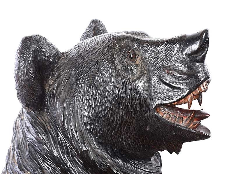 NINETEENTH CENTURY BLACK FOREST BEAR UMBRELLA STAND at Ross's Online Art Auctions