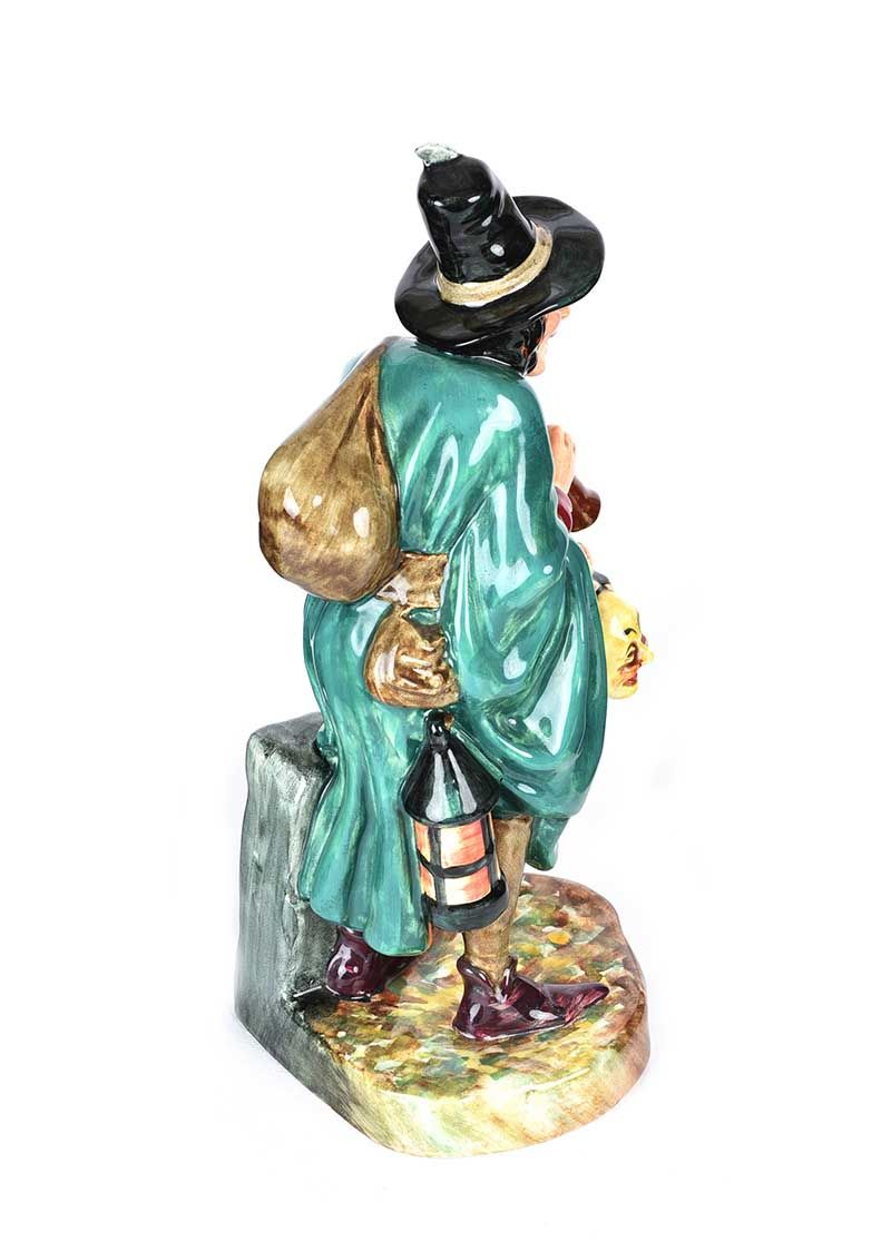 ROYAL DOULTON FIGURE THE MASK SELLER at Ross's Online Art Auctions