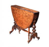 VICTORIAN WALNUT SUTHERLAND TABLE at Ross's Online Art Auctions