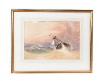 WATERCOLOUR DRAWING SIGNED HENRY BARLOW CARTER at Ross's Online Art Auctions