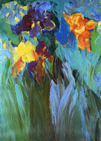 STILL LIFE, FLOWERS by Christine Bowen at Ross's Online Art Auctions