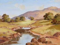 RIVER, GLENDUN, COUNTY ANTRIM by Samuel McLarnon UWS at Ross's Online Art Auctions