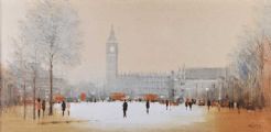 THE HOUSES OF PARLIAMENT by Anthony Klitz at Ross's Online Art Auctions