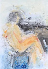 SEATED NUDE by Noel Murphy at Ross's Online Art Auctions
