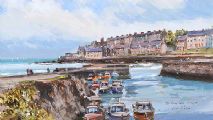 THE LONG HOLE, BANGOR by Colin Gibson at Ross's Online Art Auctions
