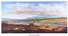 IN SUNSHINE OR IN SHADOW, A VIEW OF DERRY FROM UPPER GLASSAGH ROAD, CREGGAN by Brian Scampton at Ross's Online Art Auctions