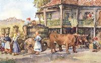 THE GRAPE HARVEST by Eric R. Sturgeon at Ross's Online Art Auctions
