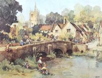 CASTLE COMBE by Eric R. Sturgeon at Ross's Online Art Auctions