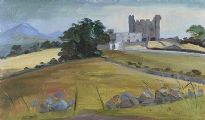 CASTLE & LANDSCAPE by Muriel Merrick at Ross's Online Art Auctions