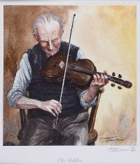 THE FIDDLER by Conor Hamilton at Ross's Online Art Auctions