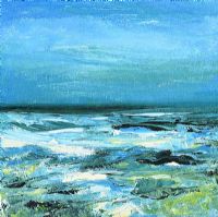 ROUGH SEAS, DONEGAL by Gerard Maguire at Ross's Online Art Auctions