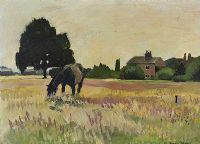BELLE ON DOWNSIDE COMMON by Anne Morel at Ross's Online Art Auctions