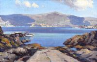 REDBAY, COUNTY ANTRIM by Charles McAuley at Ross's Online Art Auctions