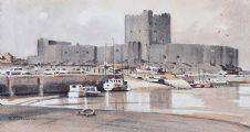 CARRICKFERGUS CASTLE, COUNTY ANTRIM by David Gilchrist at Ross's Online Art Auctions