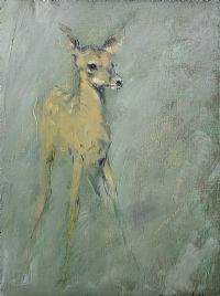 RED DEER CALF by Con Campbell at Ross's Online Art Auctions