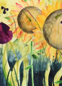 WILD FLOWERS by Lesley P. Rainey at Ross's Online Art Auctions