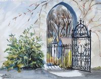 GATES AT SPRINGHILL by Coralie de Burgh Kinahan at Ross's Online Art Auctions