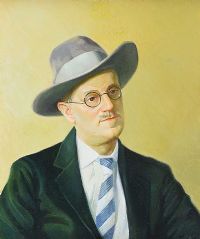 PORTRAIT OF JAMES JOYCE by John Wilson at Ross's Online Art Auctions