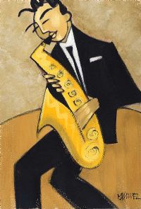 SIMPLY SAX by Marsha Hammell at Ross's Online Art Auctions
