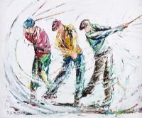 AT THE OPEN by J.P. Neeson at Ross's Online Art Auctions