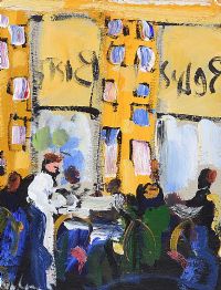 RORY'S BISTRO, DUBLIN by Marie Carroll at Ross's Online Art Auctions