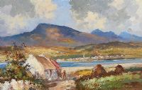MUCKISH & DUNFANAGHY, COUNTY DONEGAL by Colin Gibson at Ross's Online Art Auctions