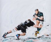 IRELAND VERSUS THE ALL BLACKS, 2018 by J.P. Neeson at Ross's Online Art Auctions