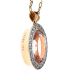 18CT GOLD DIAMOND AND MORGANITE NECKLACE at Ross's Online Art Auctions