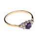 9CT GOLD AMETHYST DRESS RING at Ross's Online Art Auctions
