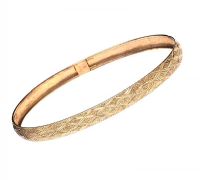 10CT GOLD BANGLE at Ross's Online Art Auctions